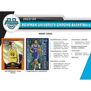 2023/24 Bowman University Chrome Basketball Hobby 12-Box Case