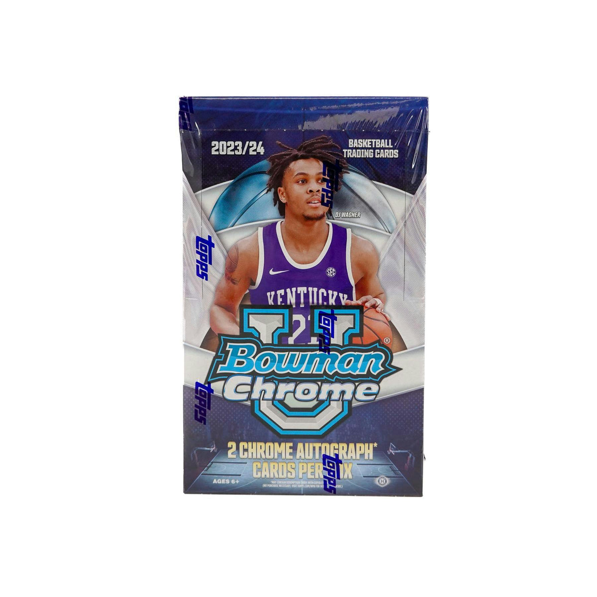 2023/24 Bowman University Chrome Basketball Hobby 12-Box Case