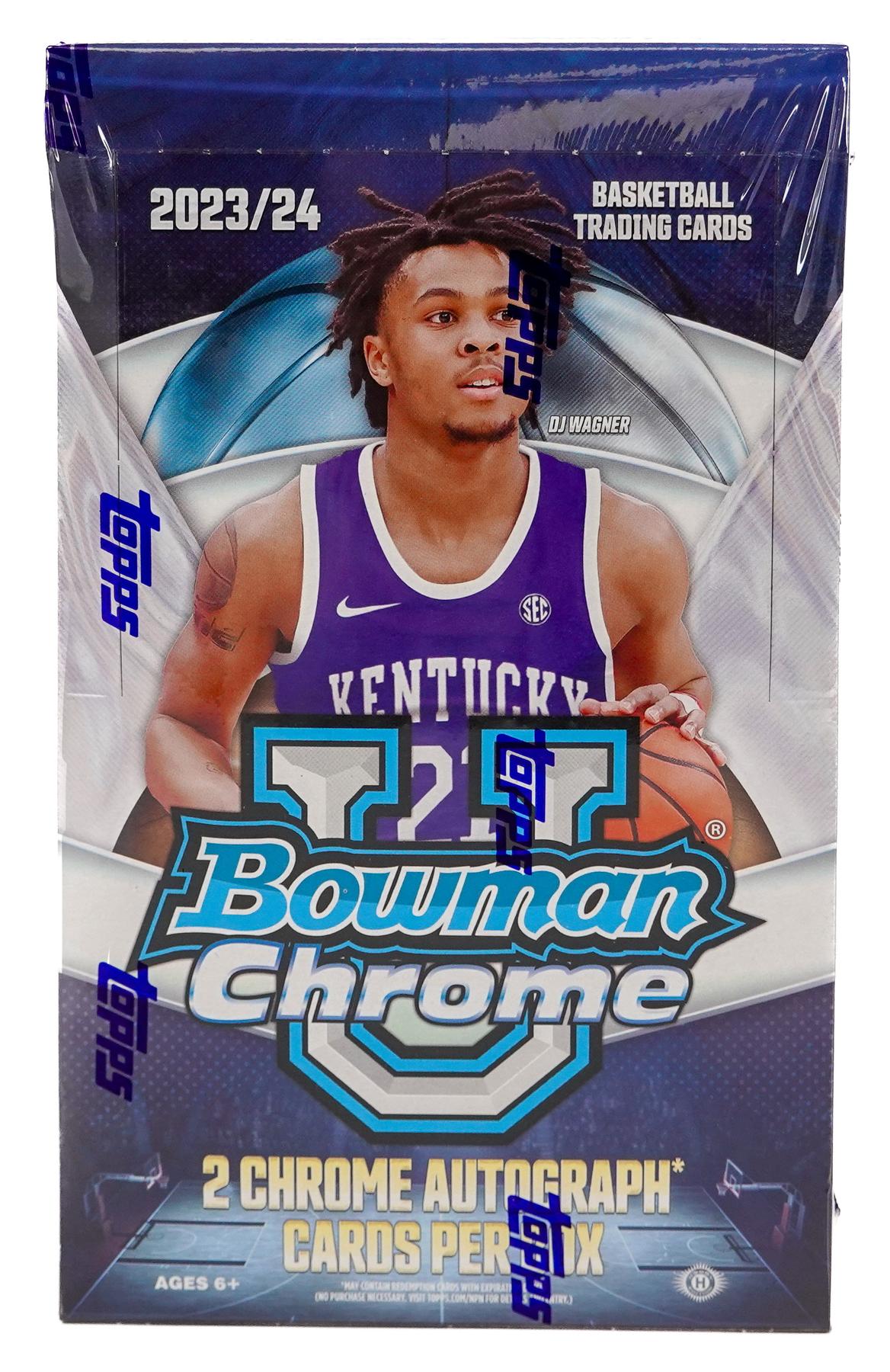 2023/24 Bowman University Chrome Basketball Hobby Box