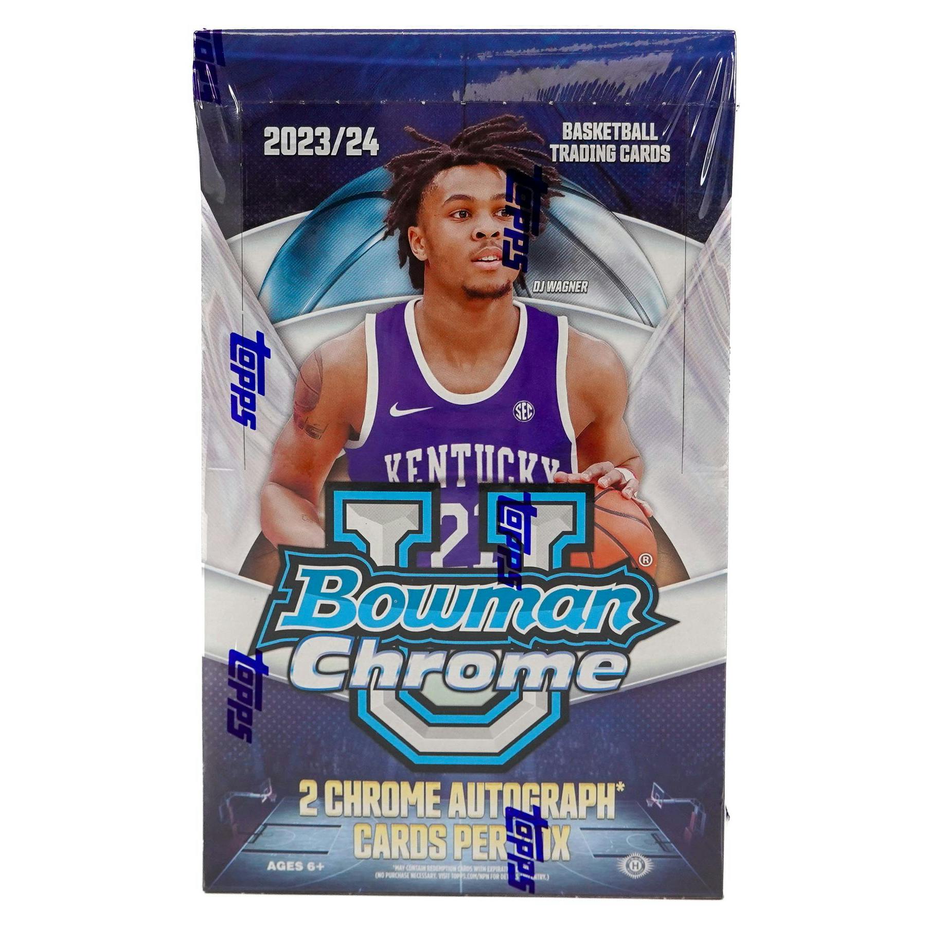 2023/24 Bowman University Chrome Basketball Hobby Box