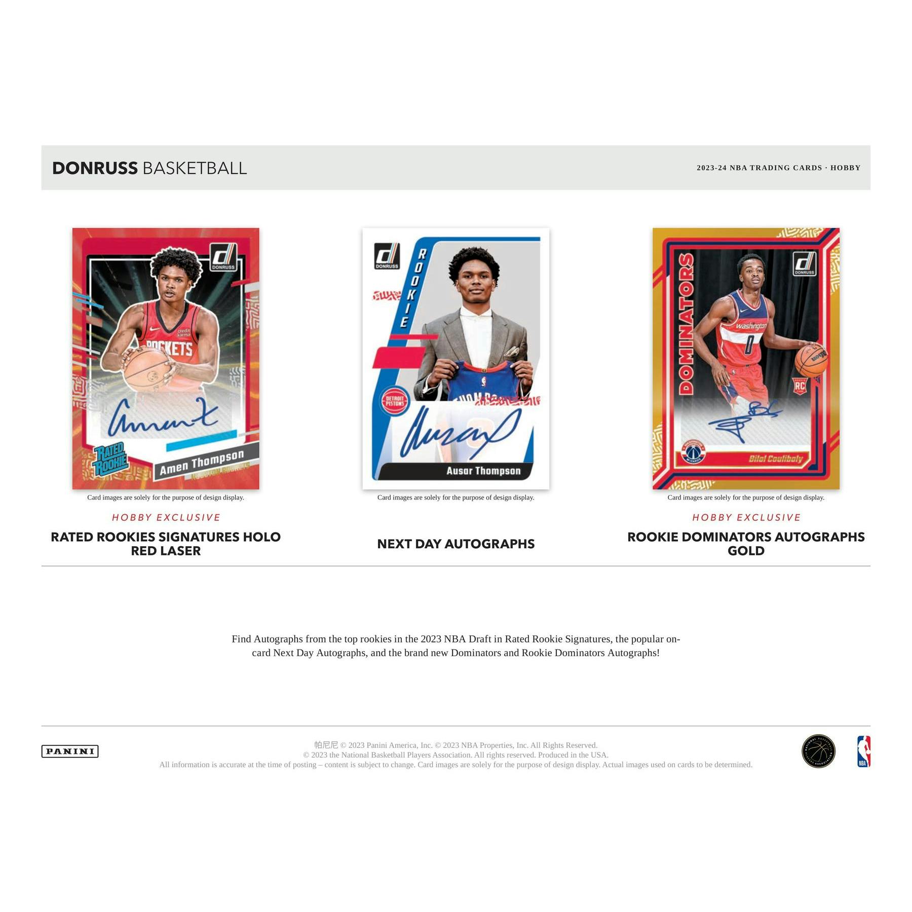 2023/24 Panini Donruss Basketball Hobby Box