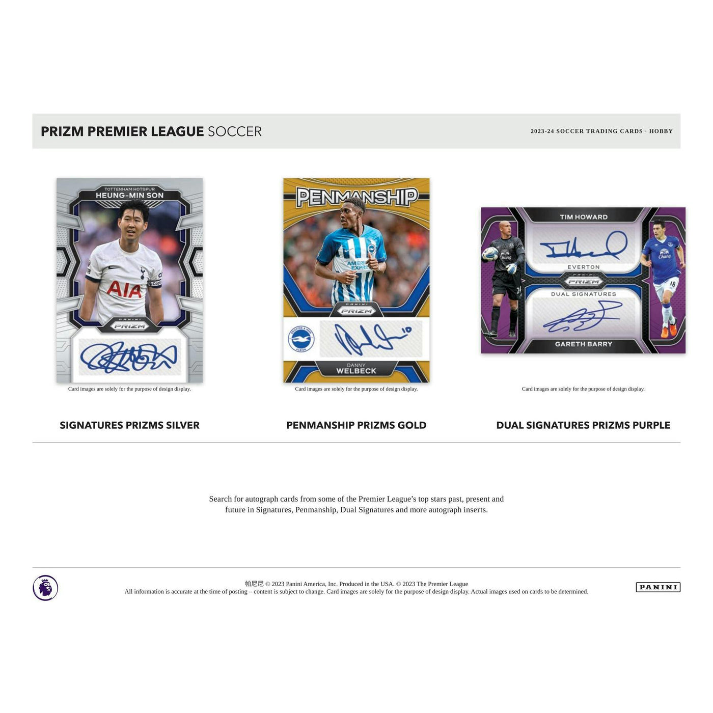 2023/24 Panini Prizm Premier League EPL Soccer Hobby Box (Reed Buy)