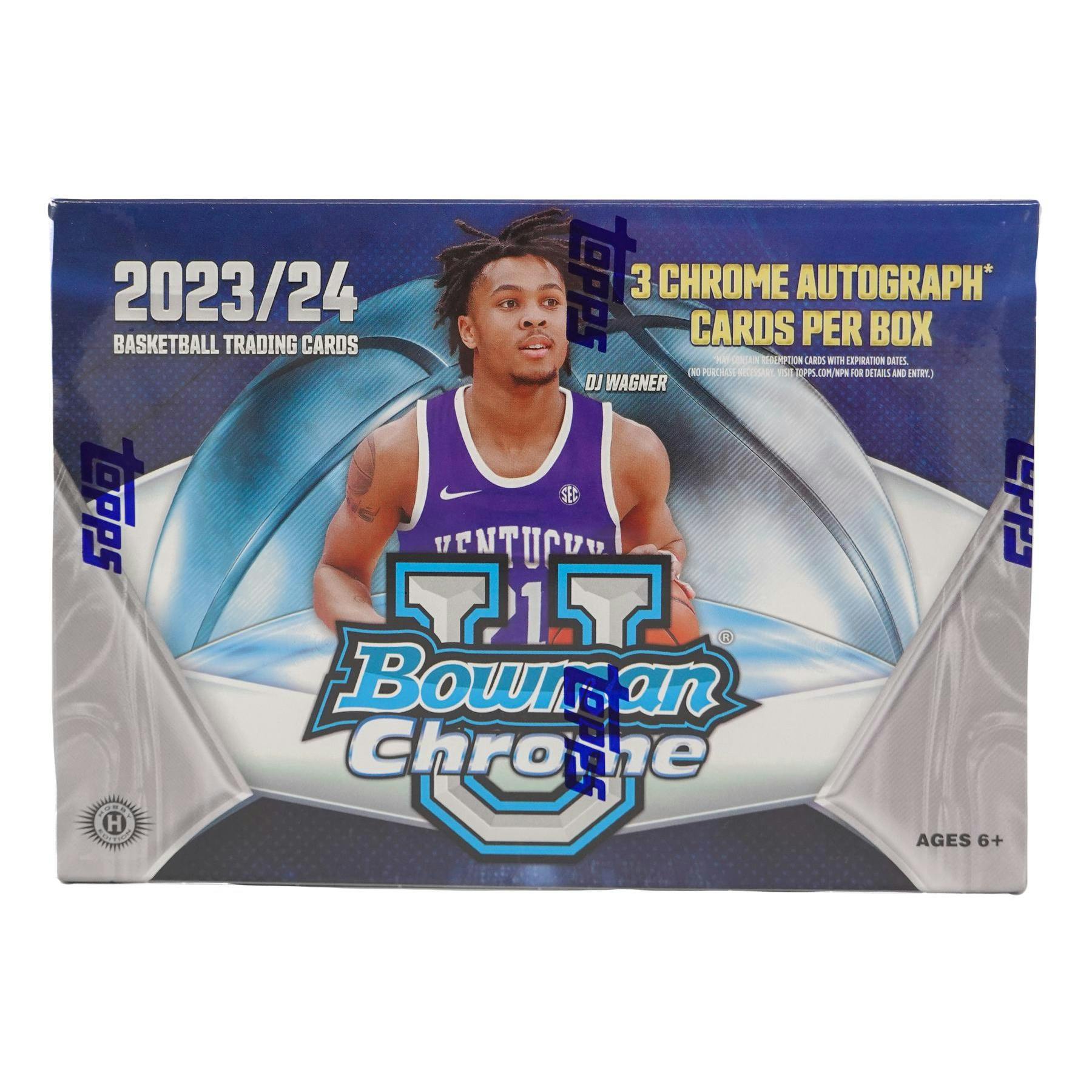 2023/24 Bowman University Chrome Basketball Delight Box