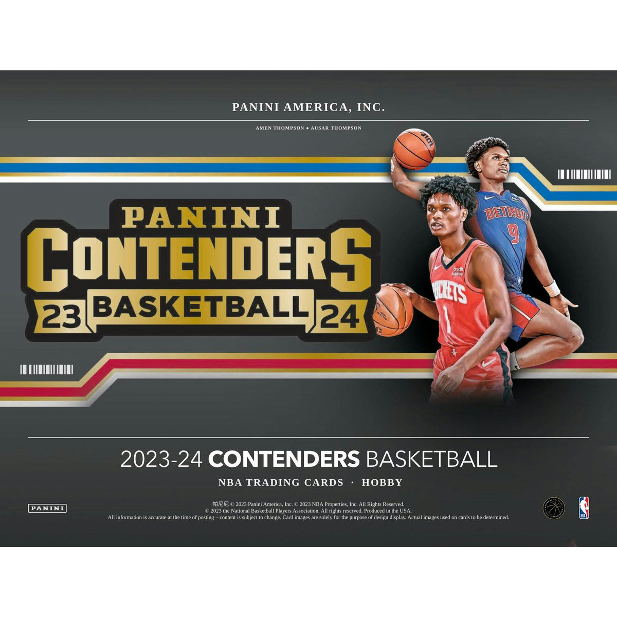 2023/24 Panini Contenders Basketball Hobby 12-Box Case