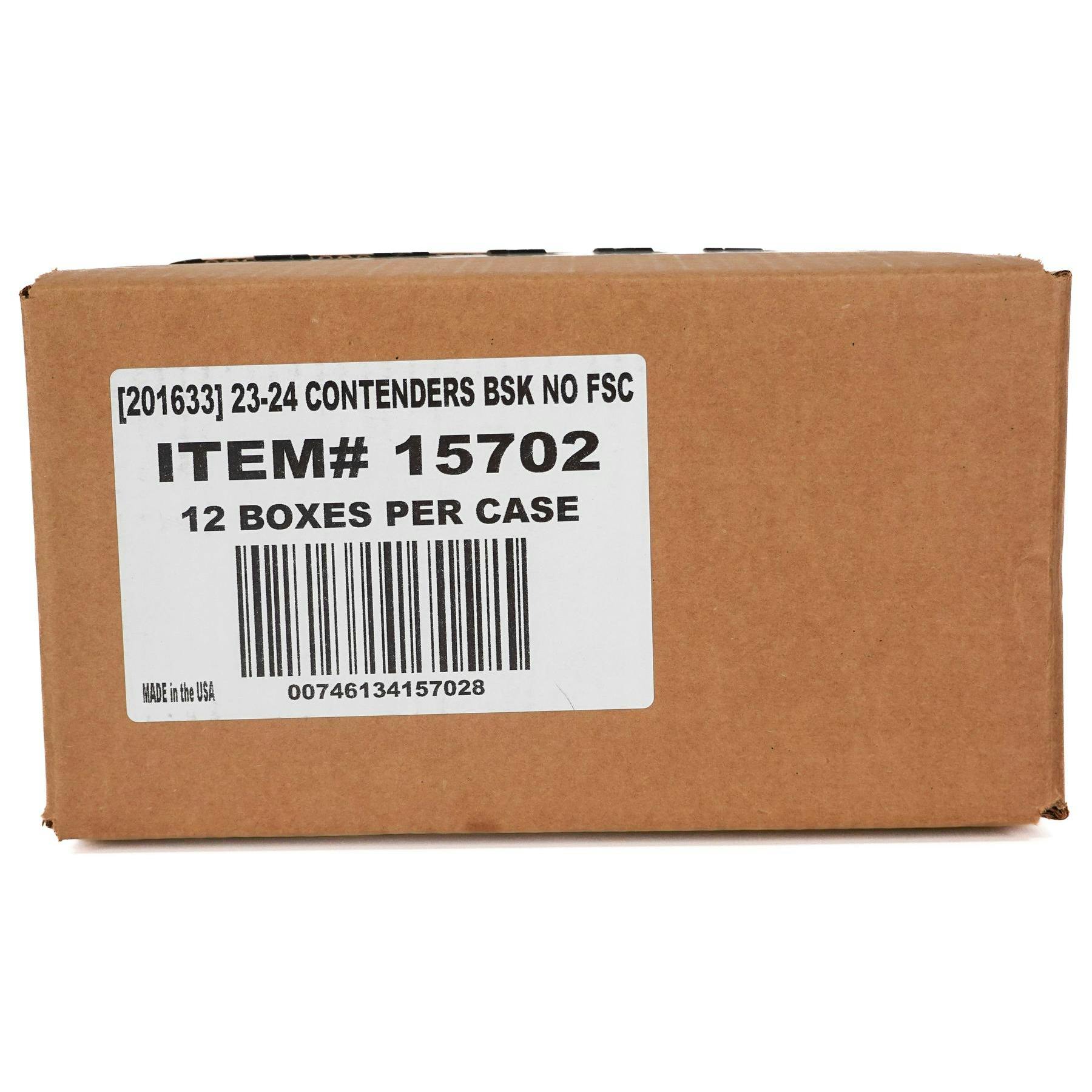 2023/24 Panini Contenders Basketball Hobby 12-Box Case