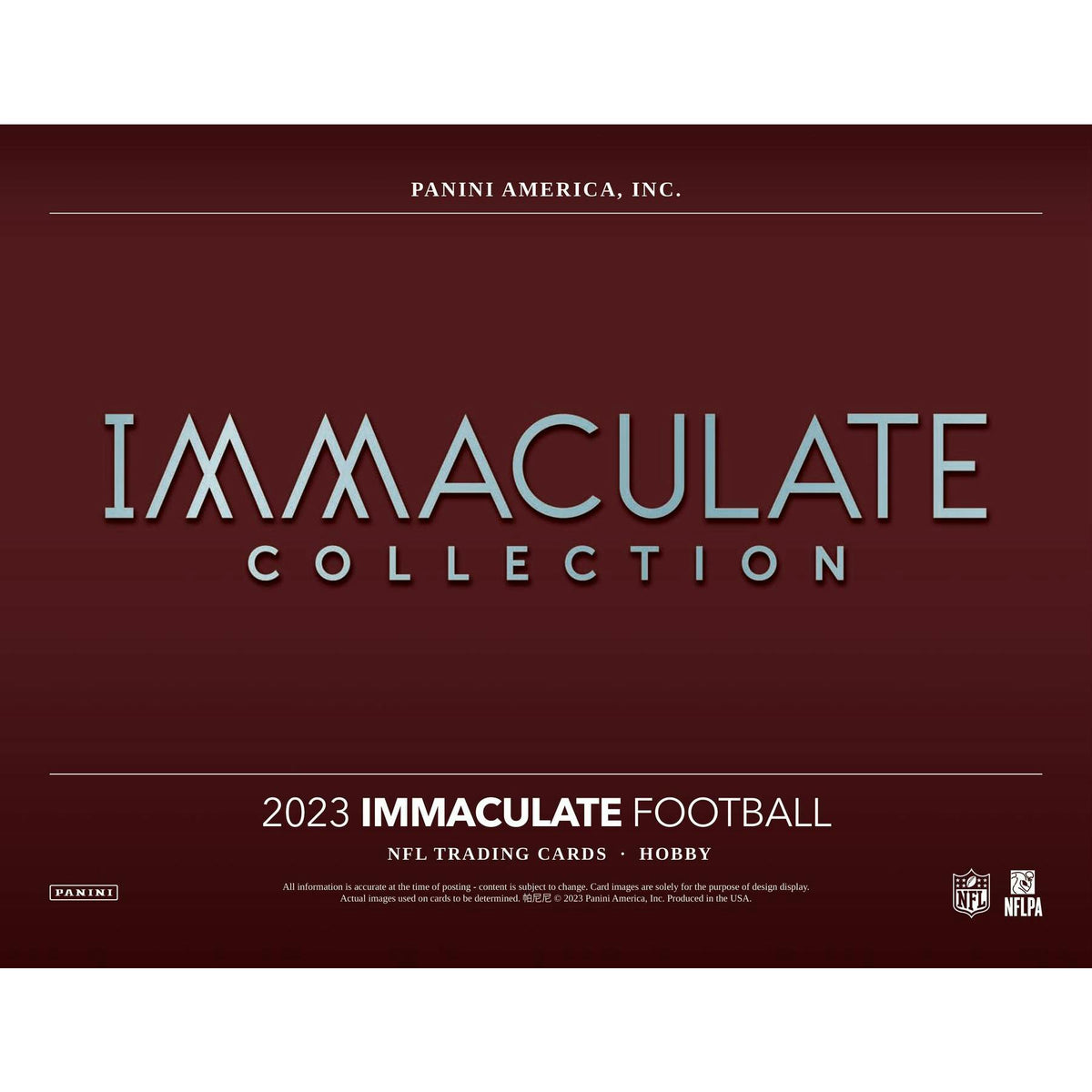 2023 Panini Immaculate Football Hobby 6-Box Case