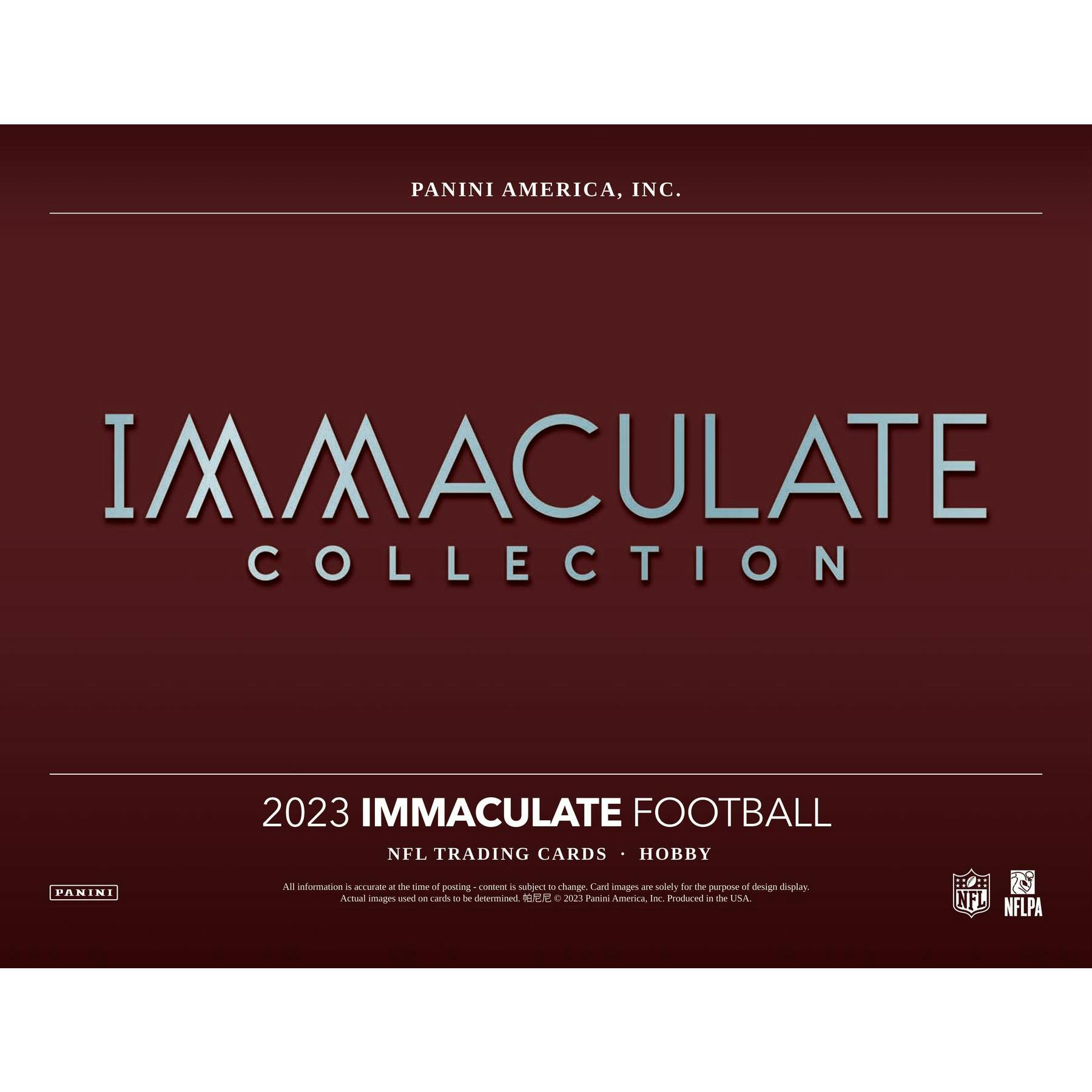 2023 Panini Immaculate Football Hobby 6-Box Case