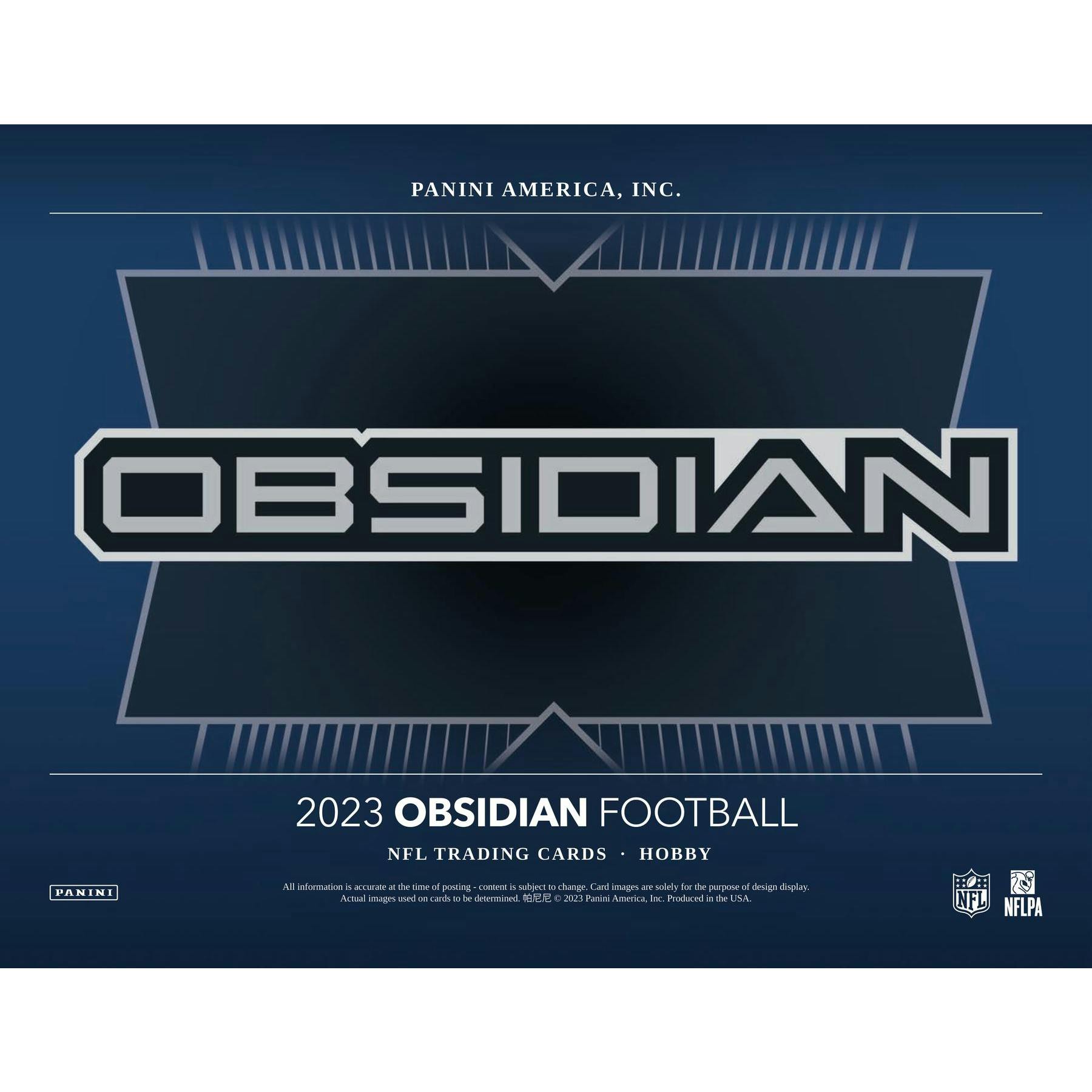2023 Panini Obsidian Football Hobby Box