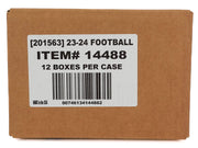 2023 Panini Obsidian Football Hobby 12-Box Case