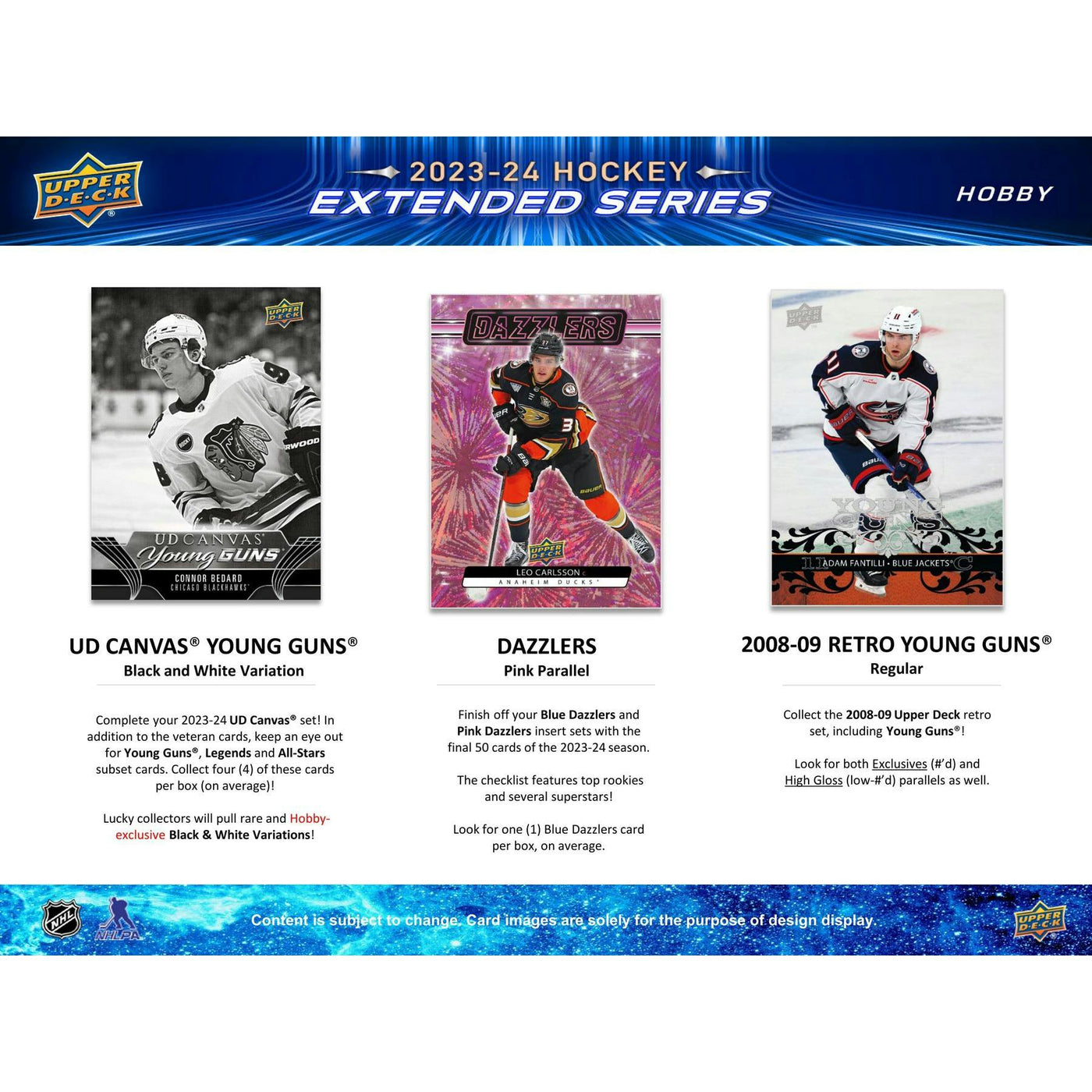 2023/24 Upper Deck Extended Series Hockey Hobby Pack