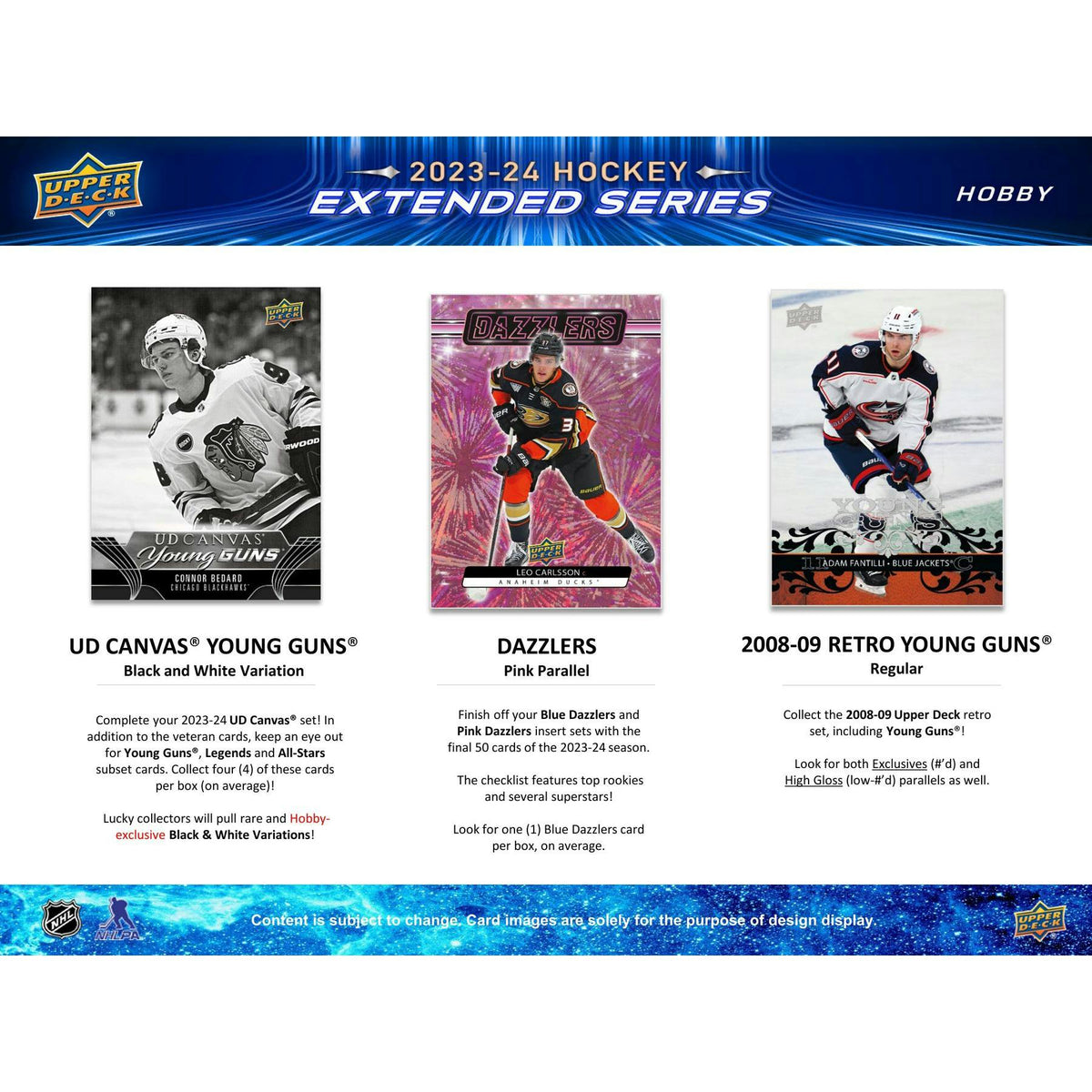 2023/24 Upper Deck Extended Series Hockey Hobby Pack