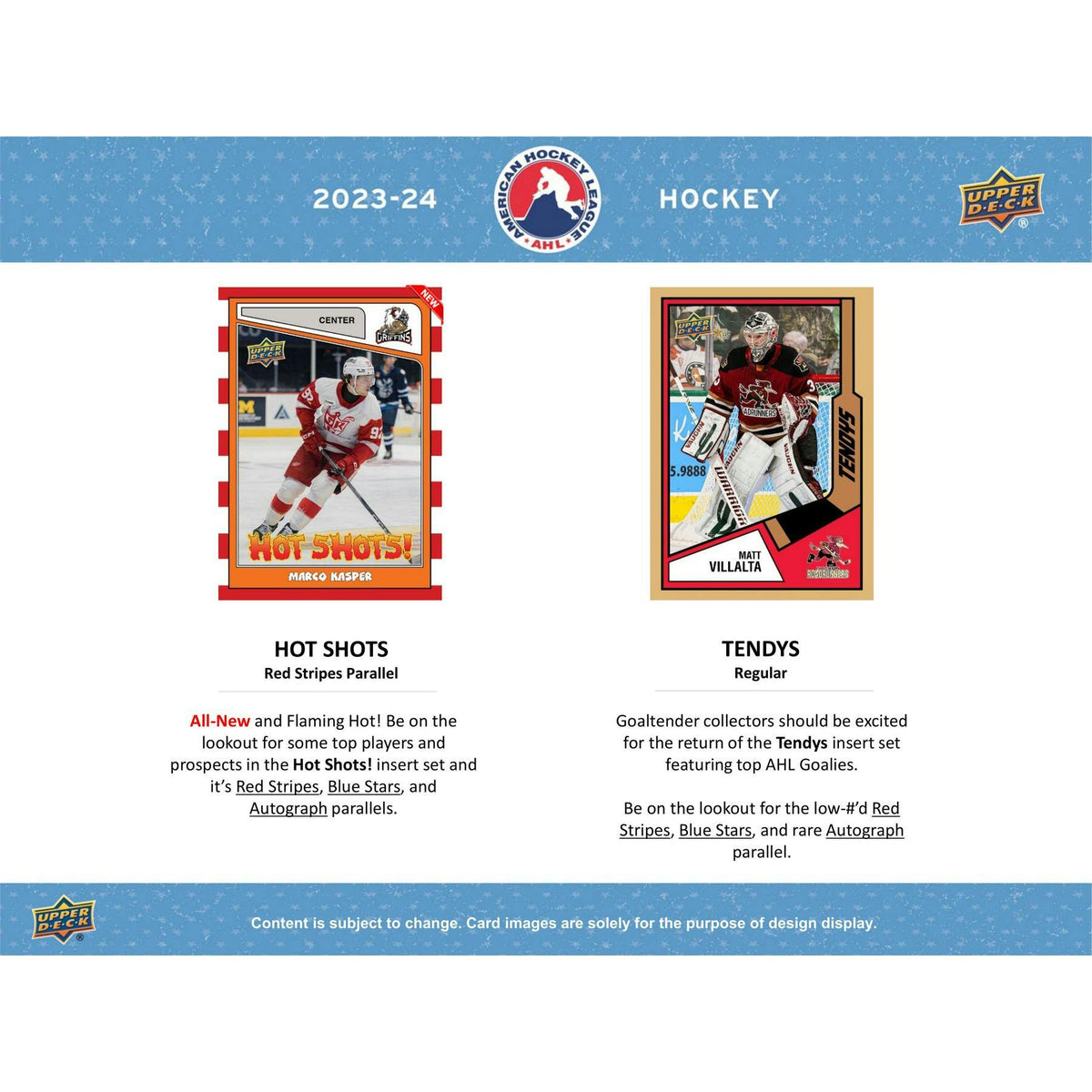 2023/24 Upper Deck AHL Hockey Hobby Box