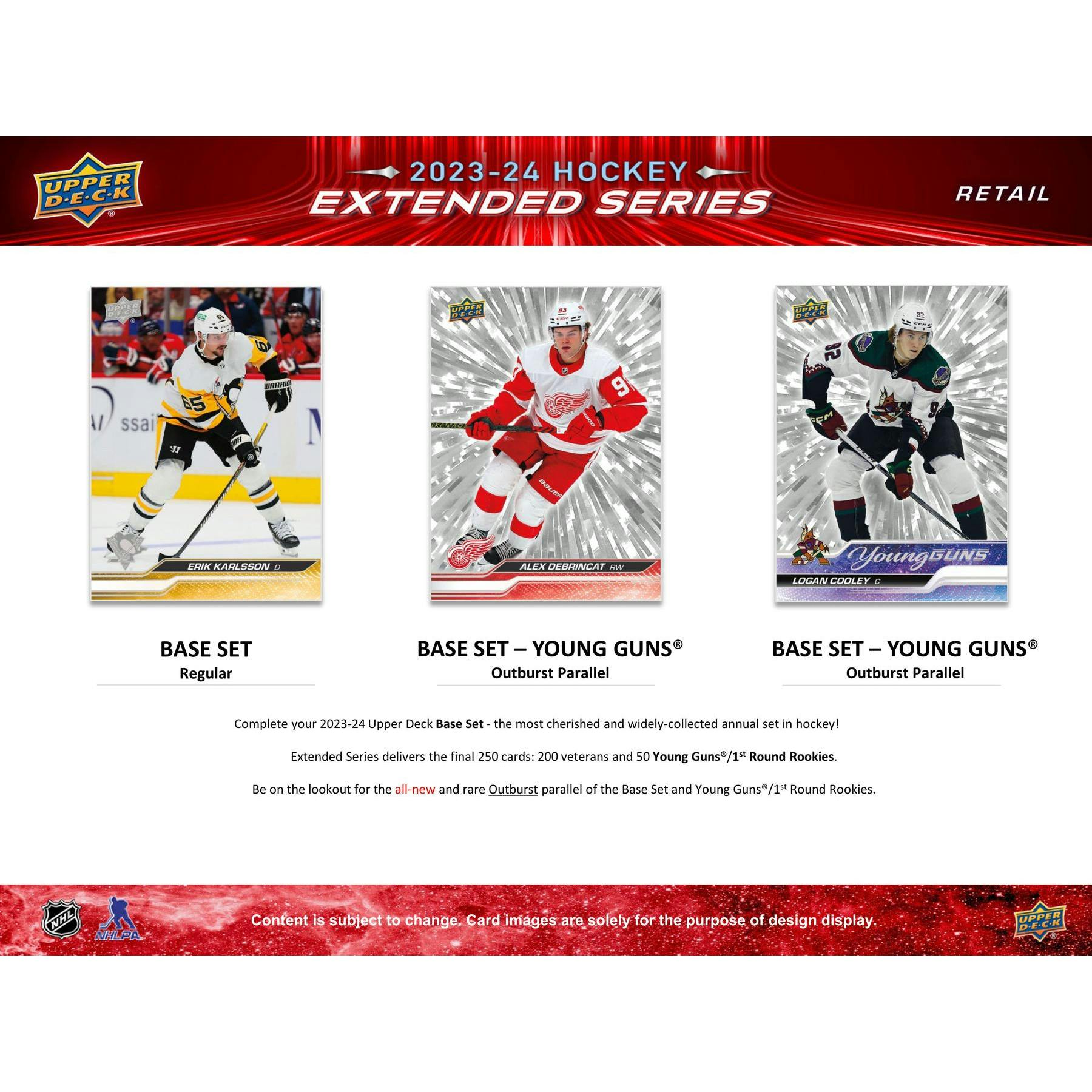 2023/24 Upper Deck Extended Series Hockey Blaster Box (Reed Buy)