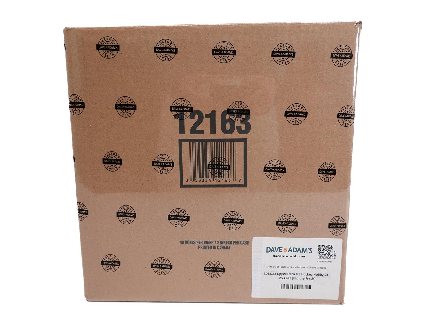 2022/23 Upper Deck Ice Hockey Hobby 24-Box Case (Factory Fresh)
