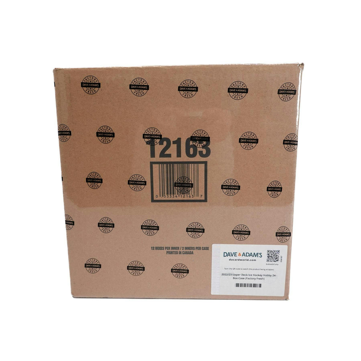 2022/23 Upper Deck Ice Hockey Hobby 24-Box Case (Factory Fresh)