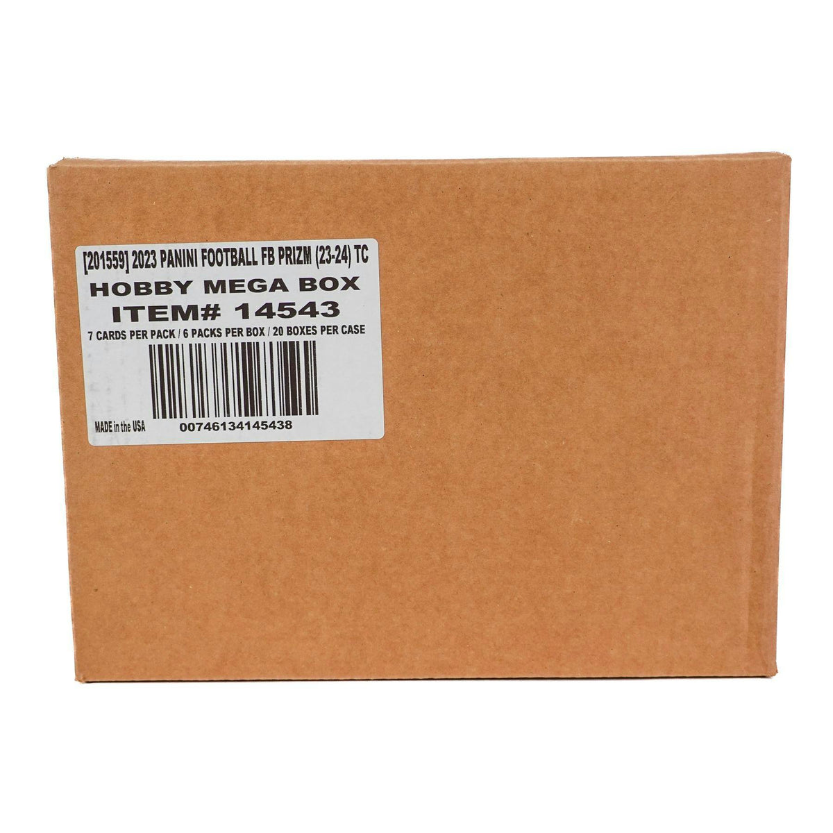 2023 Panini Prizm Football Mega Hobby 20-Box Case (Purple Pulsar Prizms!)