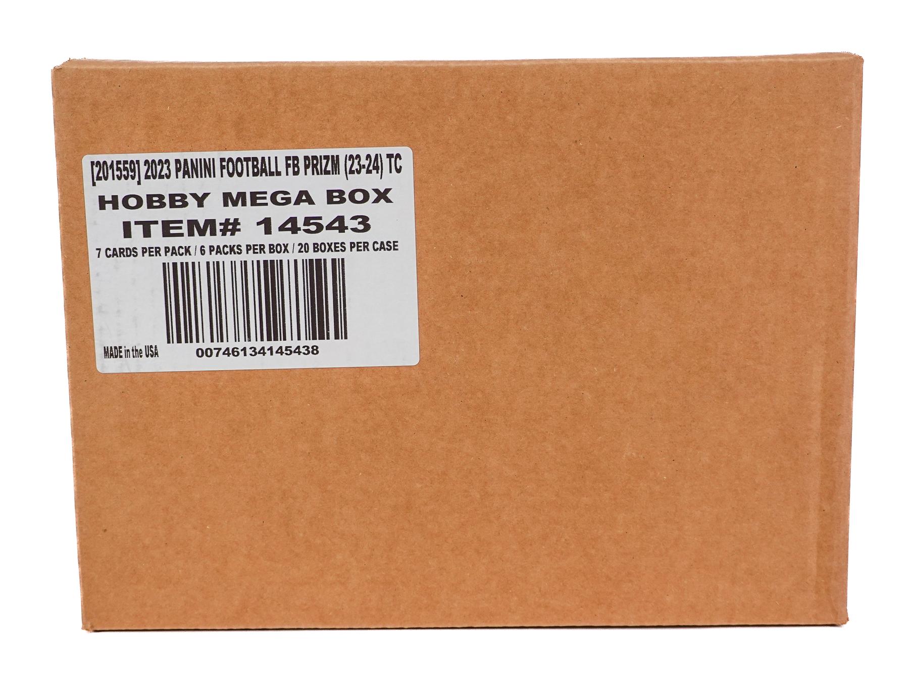 2023 Panini Prizm Football Mega Hobby 20-Box Case (Purple Pulsar Prizms!)