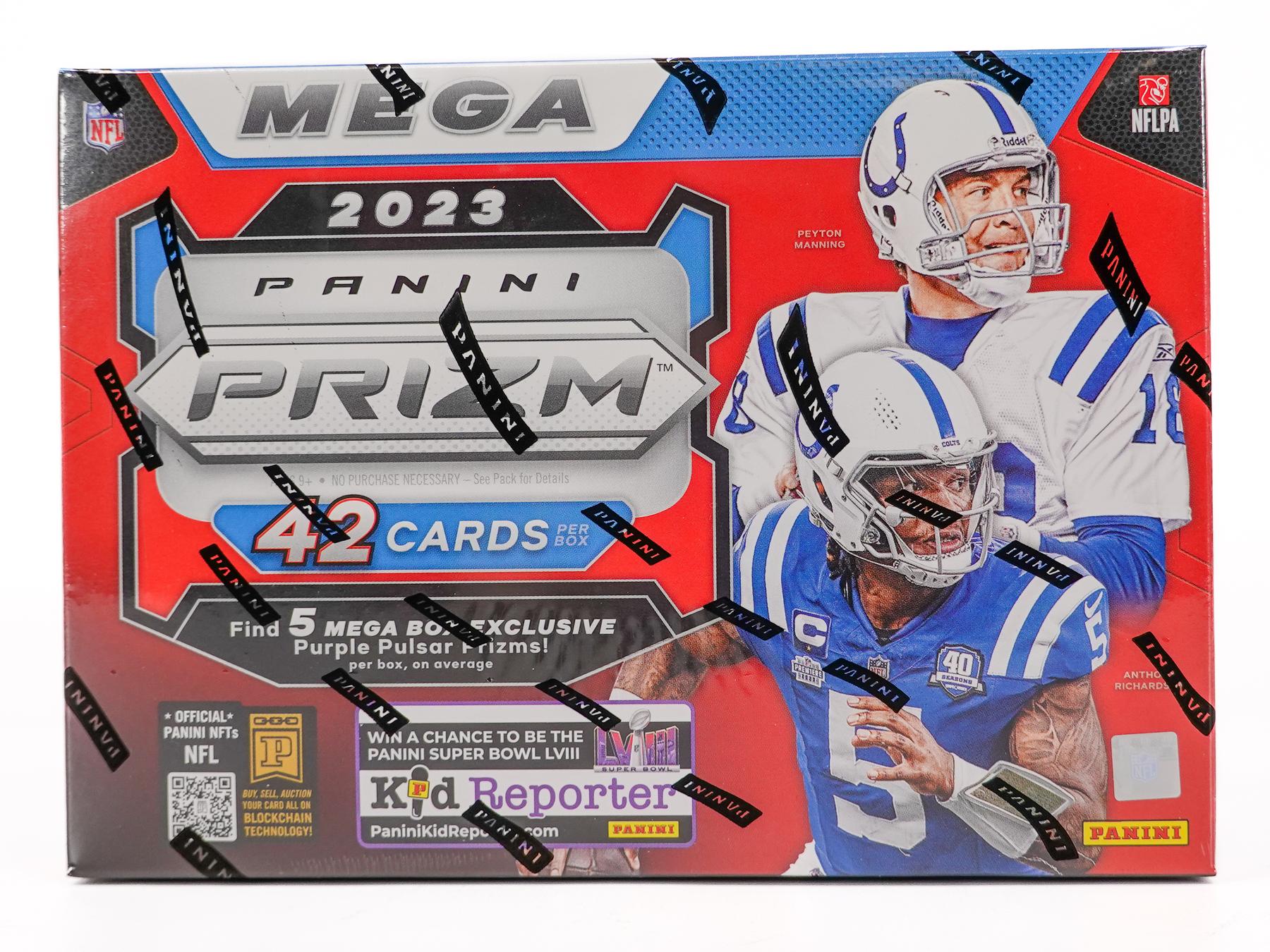 2023 Panini Prizm Football Mega Hobby Box (Purple Pulsar Prizms!)
