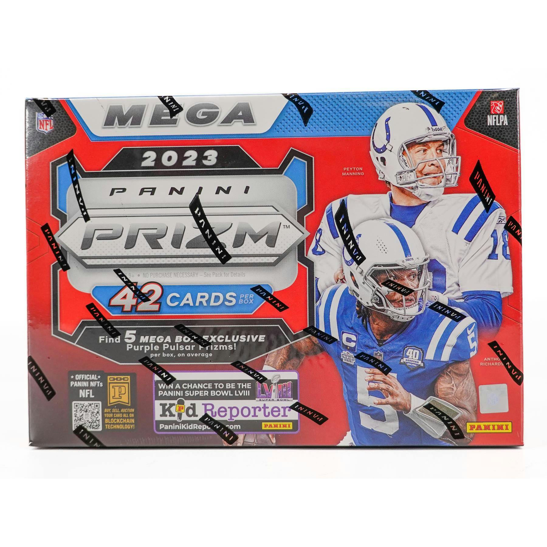 2023 Panini Prizm Football Mega Hobby Box (Purple Pulsar Prizms!)