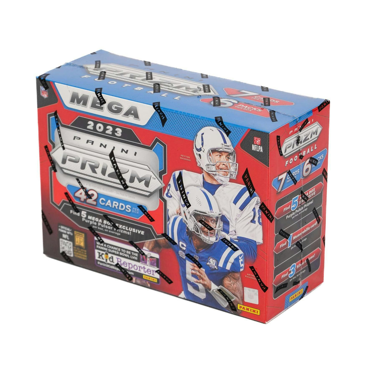 2023 Panini Prizm Football Mega Hobby Box (Purple Pulsar Prizms!)
