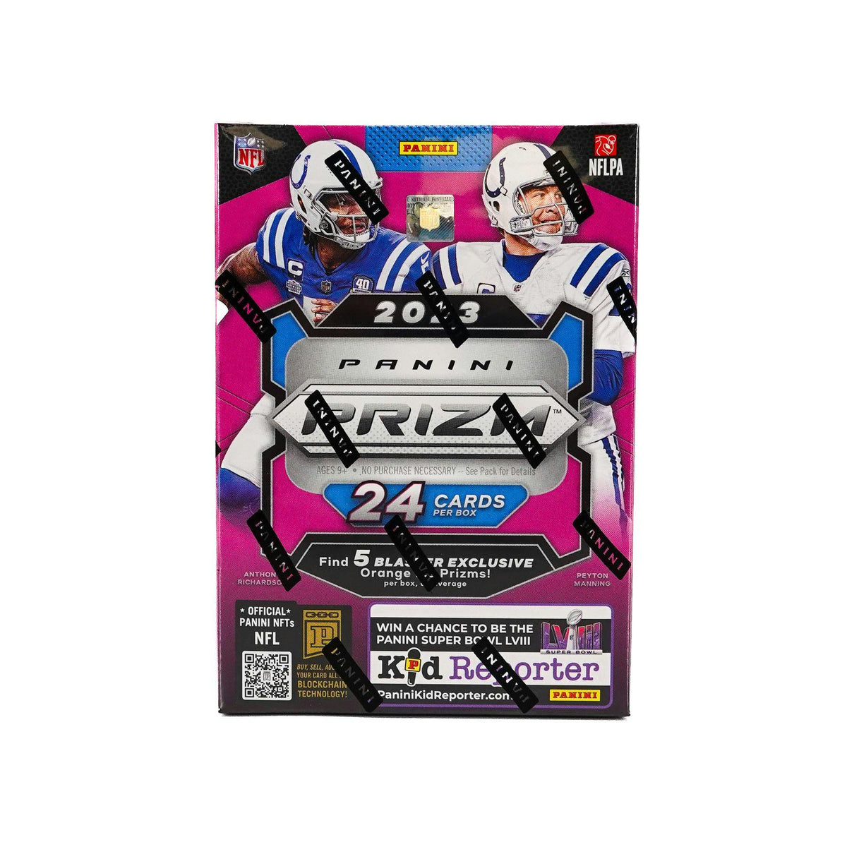 2023 Panini Prizm Football Blaster Hobby Box (Orange Ice Prizms!)