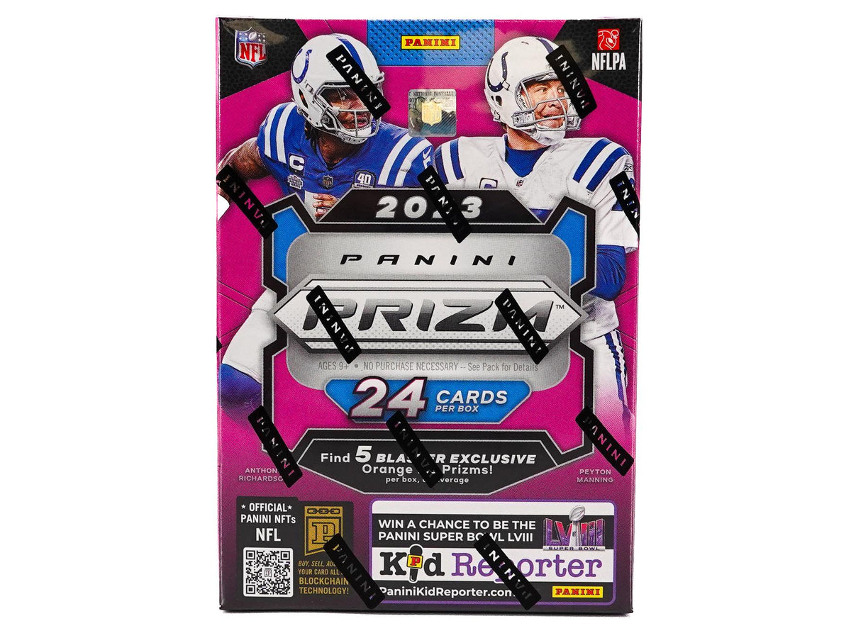 2023 Panini Prizm Football Blaster Hobby Box (Orange Ice Prizms!)