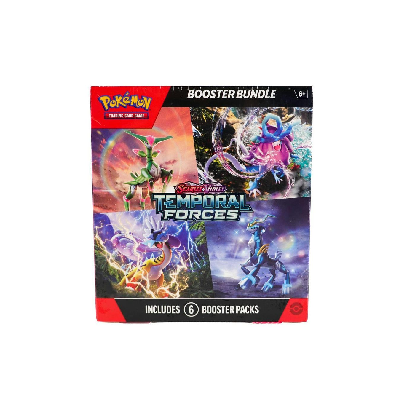Pokemon Scarlet & Violet: Temporal Forces 6-Pack Booster Bundle