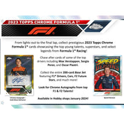 2023 Topps Chrome F1 Formula 1 Hobby Box