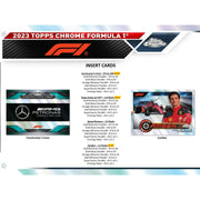 2023 Topps Chrome F1 Formula 1 Hobby Box