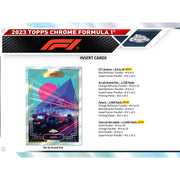 2023 Topps Chrome F1 Formula 1 Hobby Box