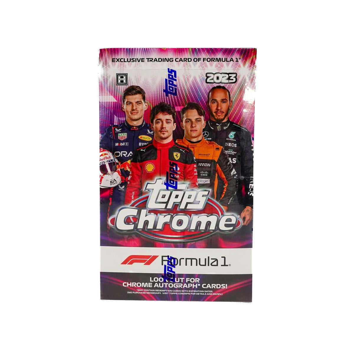 2023 Topps Chrome F1 Formula 1 Hobby 12-Box Case