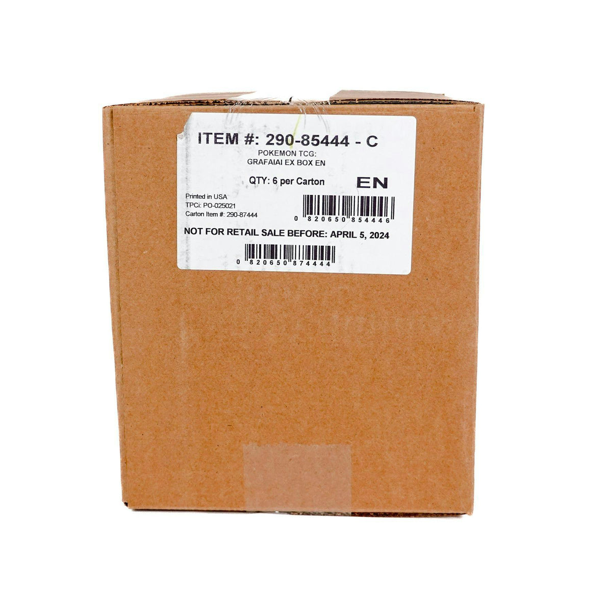 Pokemon Grafaiai ex 6-Box Case (Reed Buy)