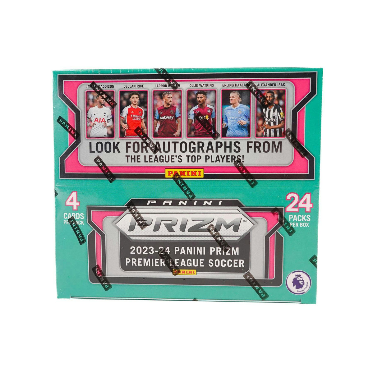 2023/24 Panini Prizm Premier League EPL Soccer 24-Pack Retail Box