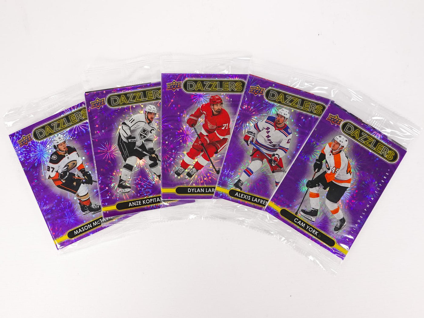 2021/22 Upper Deck Series 2 Hockey Young Guns/Purple Dazzlers Bonus Pack (Lot of 10)