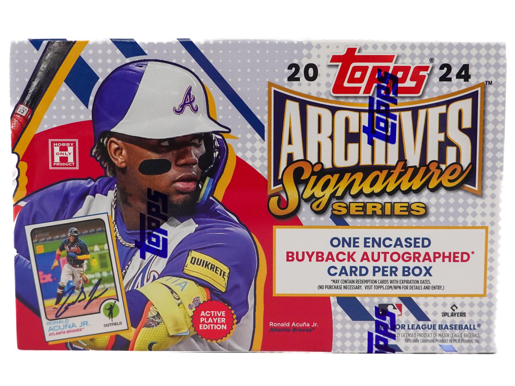 2024 Topps Archives Signature Series Baseball Hobby Box