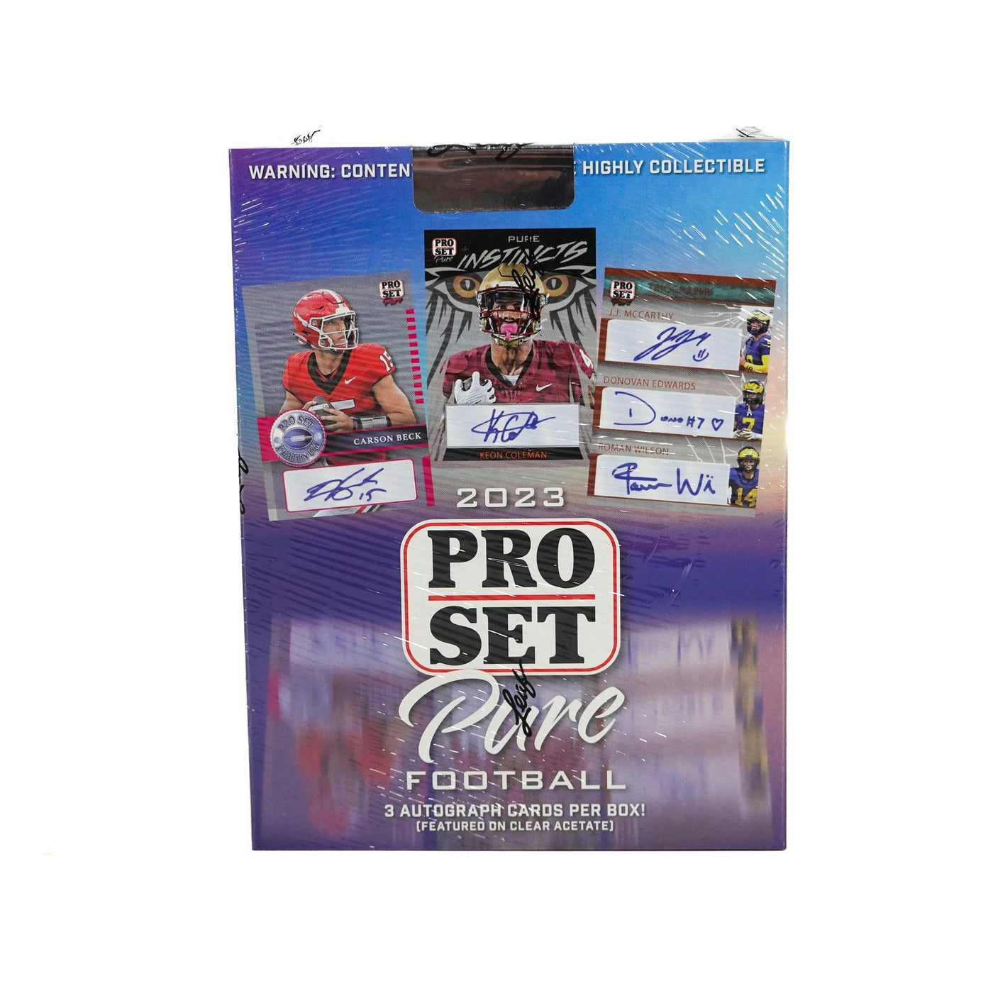 2023 Leaf Pro Set Pure Football Hobby Box
