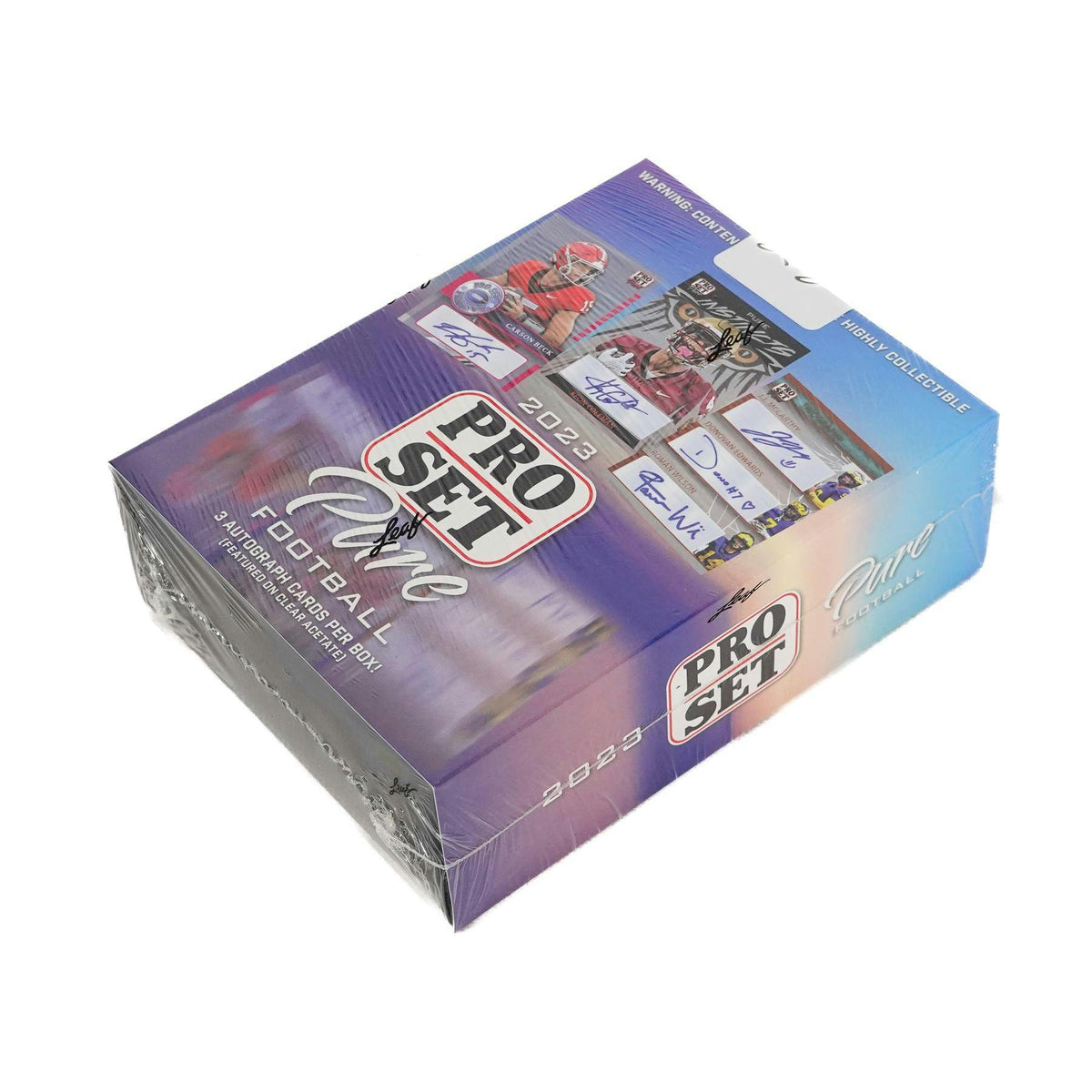 2023 Leaf Pro Set Pure Football Hobby Box