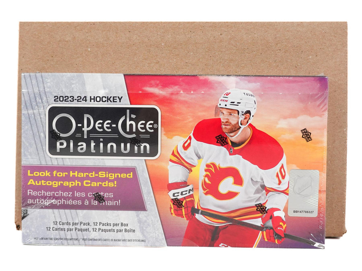 2023/24 Upper Deck O-Pee-Chee Platinum Hockey Hobby 8-Box Case