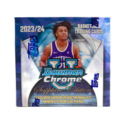2023/24 Bowman University Chrome Basketball Sapphire Edition 10-Box Case