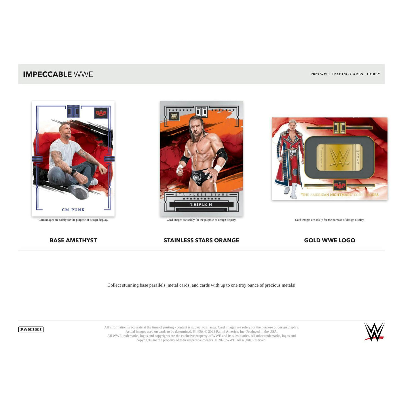 2023 Panini Impeccable WWE Wrestling Hobby Box