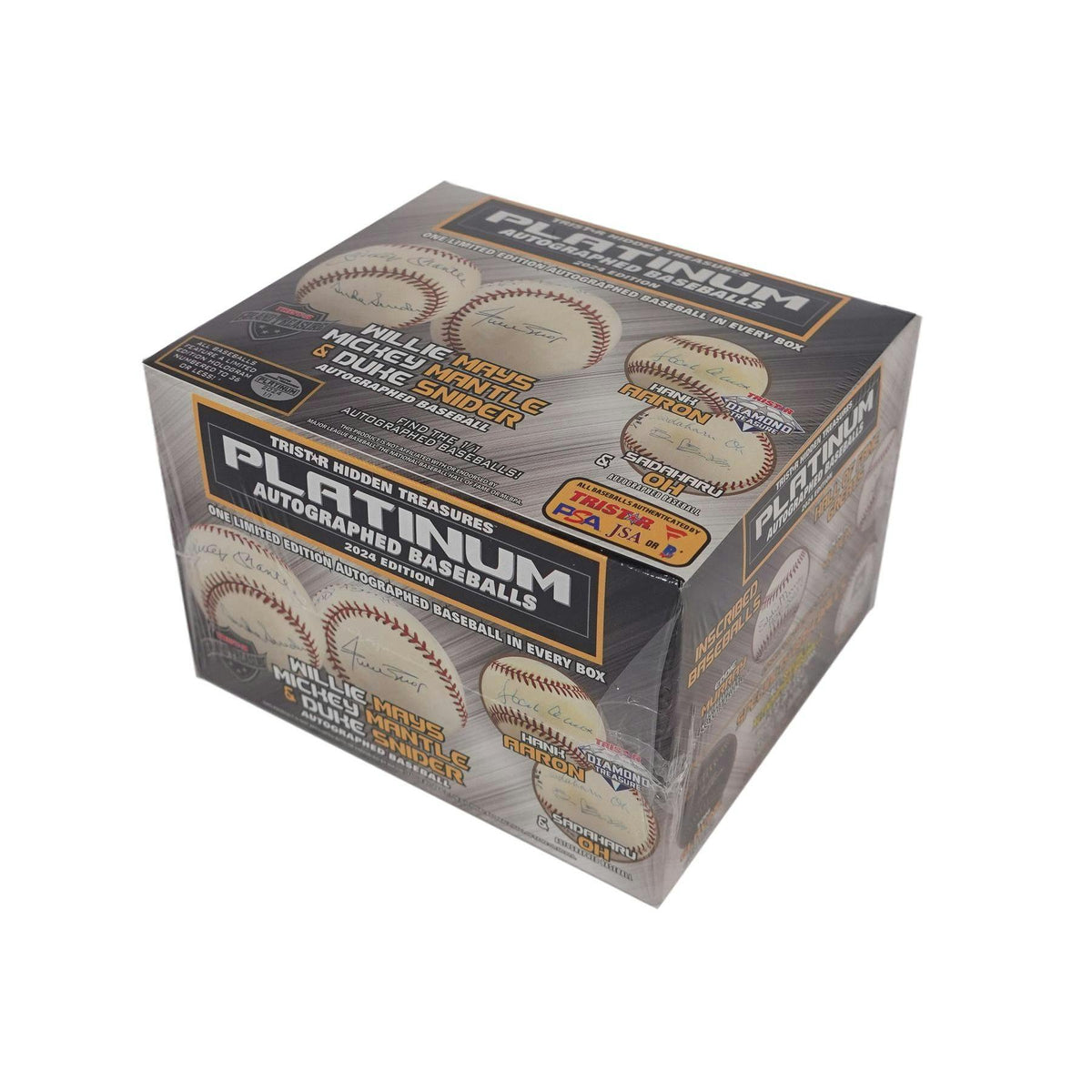 2024 TriStar Hidden Treasures Platinum Autographed Baseballs Hobby Box (Reed Buy)