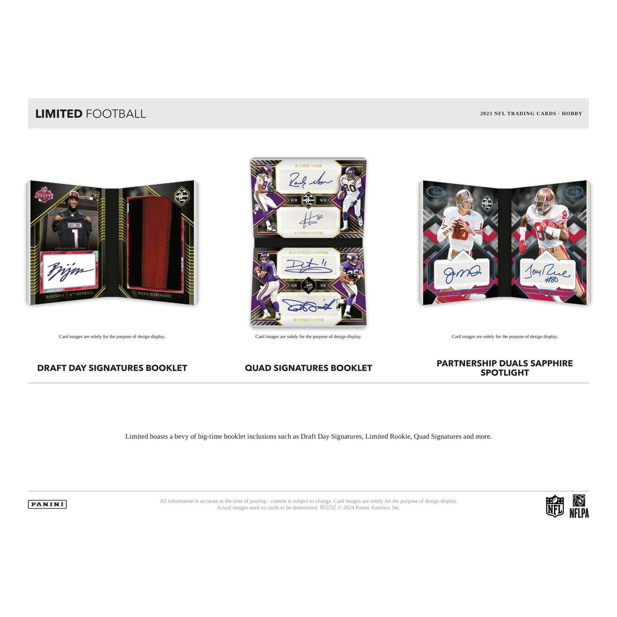 2023 Panini Limited Football Hobby Box (Reed Buy)