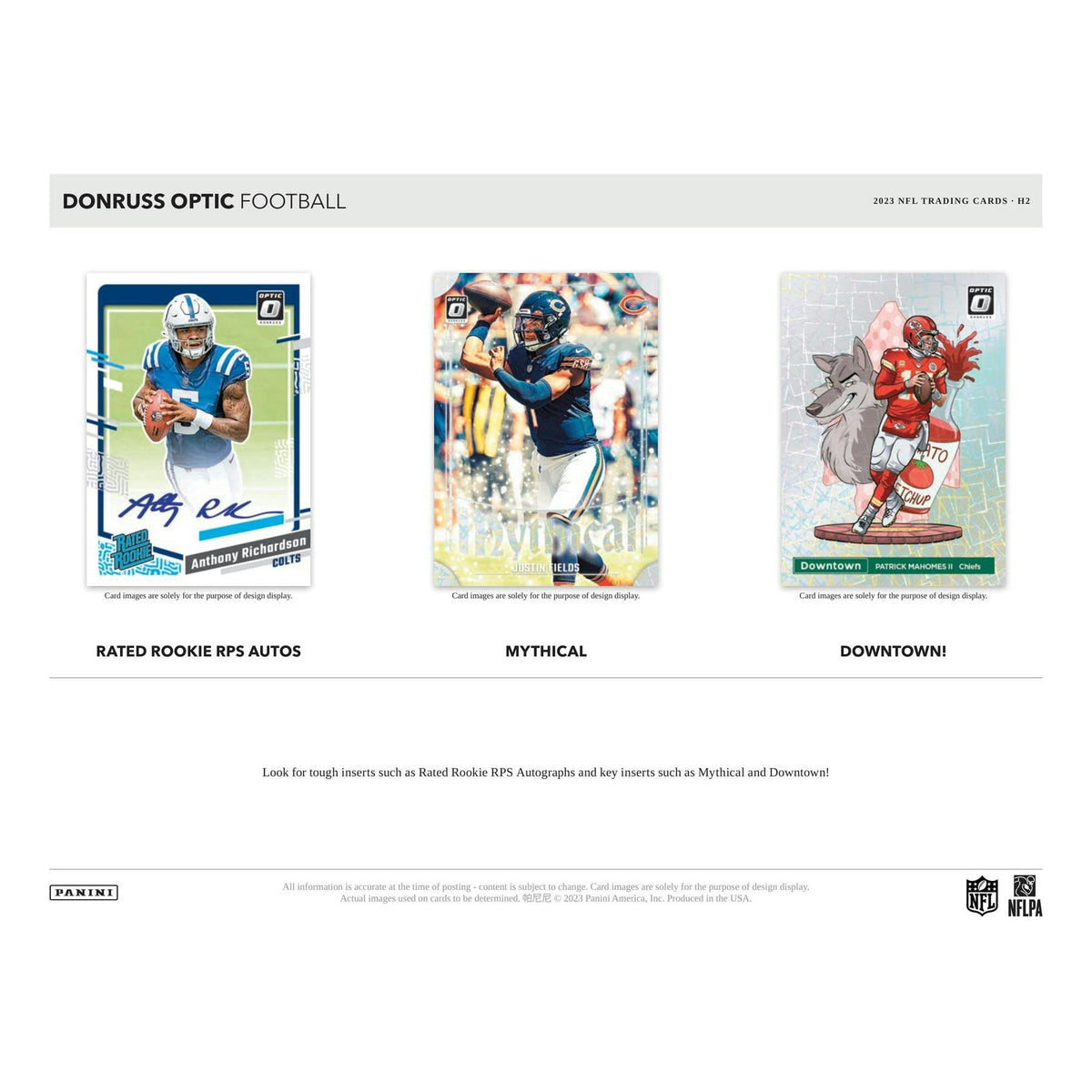 2023 Panini Donruss Optic Football H2 Box