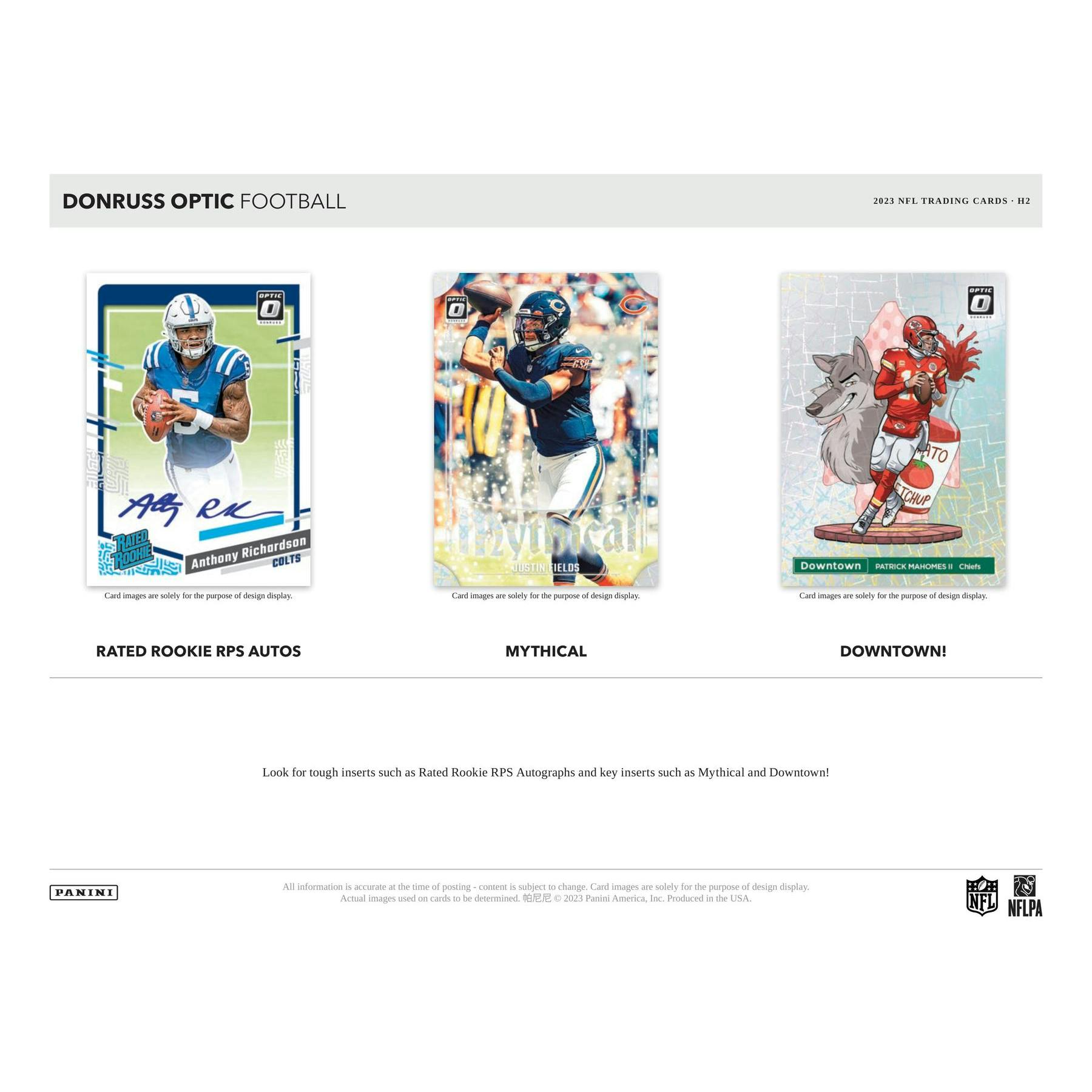2023 Panini Donruss Optic Football H2 Box
