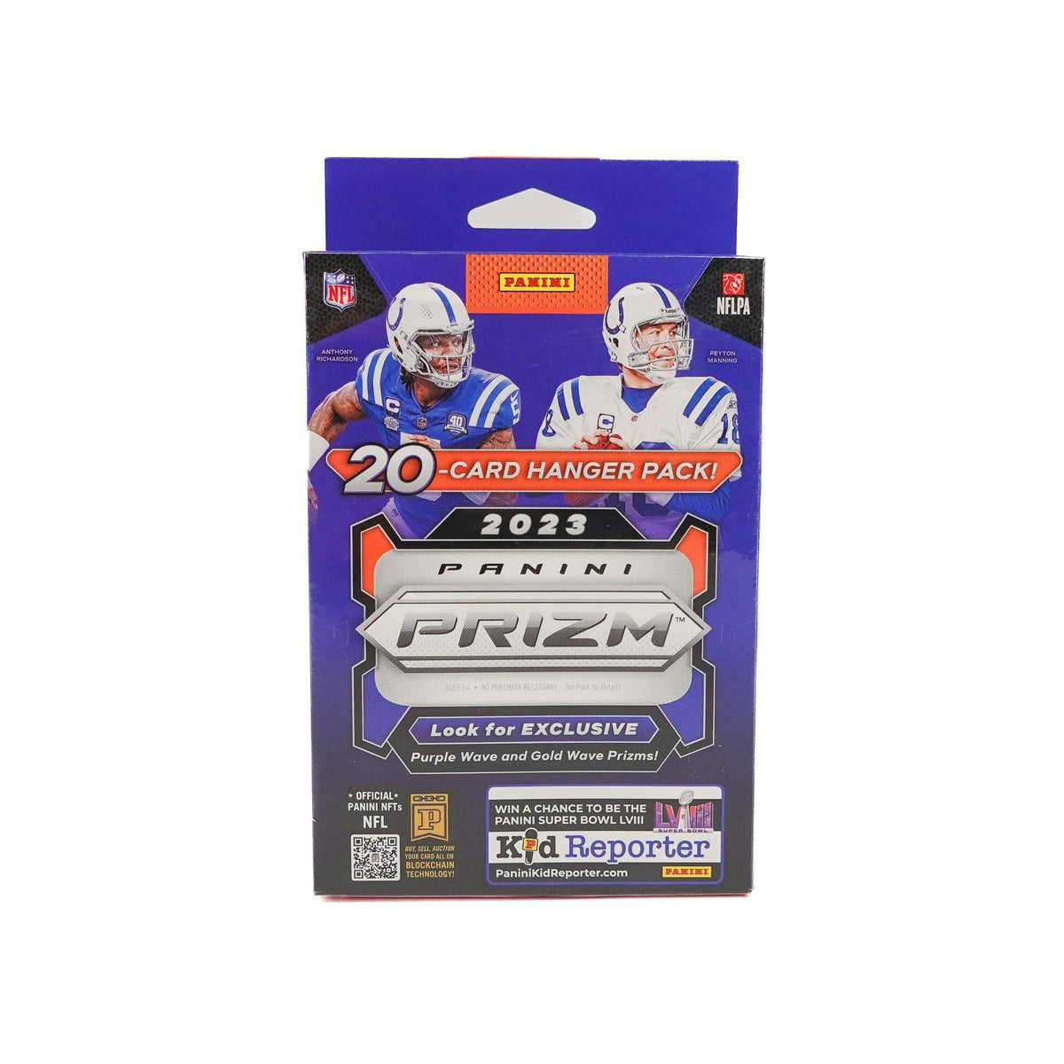 2023 Panini Prizm Football Hanger Box (Purple & Gold Wave) (Reed Buy)