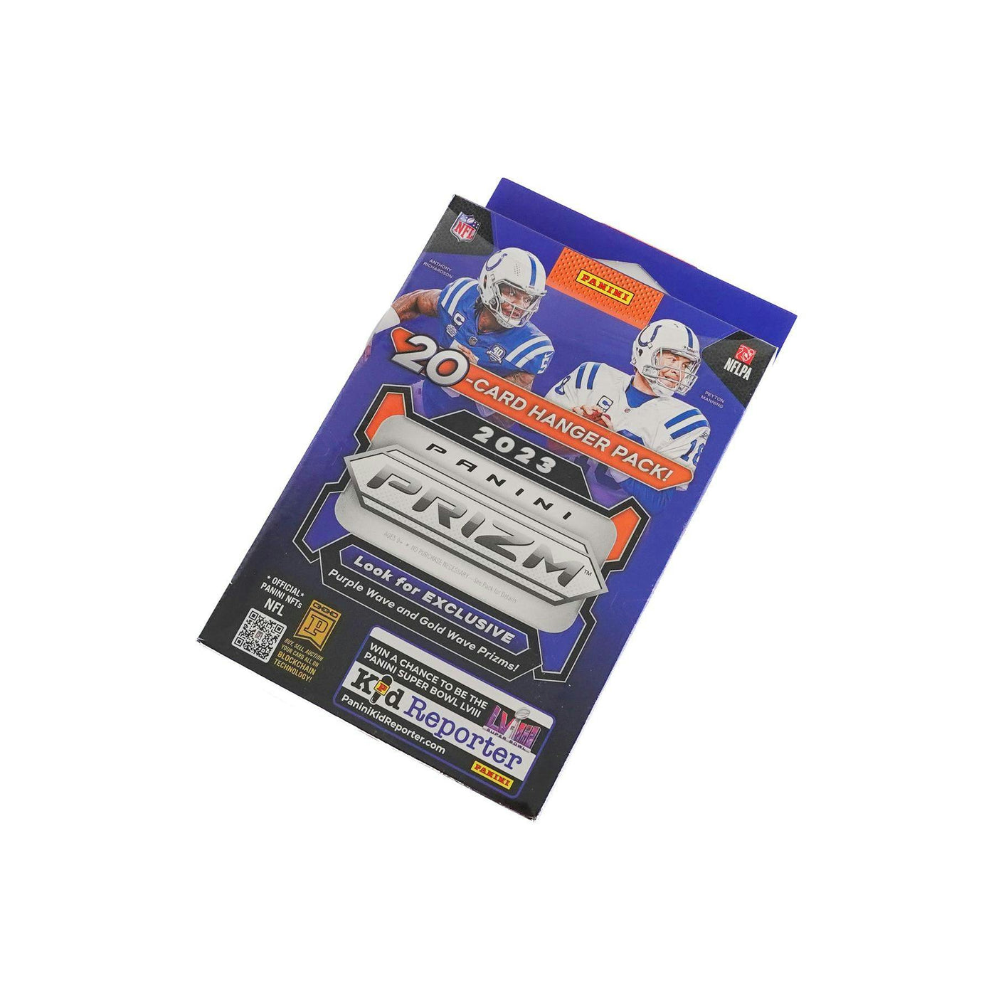2023 Panini Prizm Football Hanger Box (Purple & Gold Wave) (Reed Buy)
