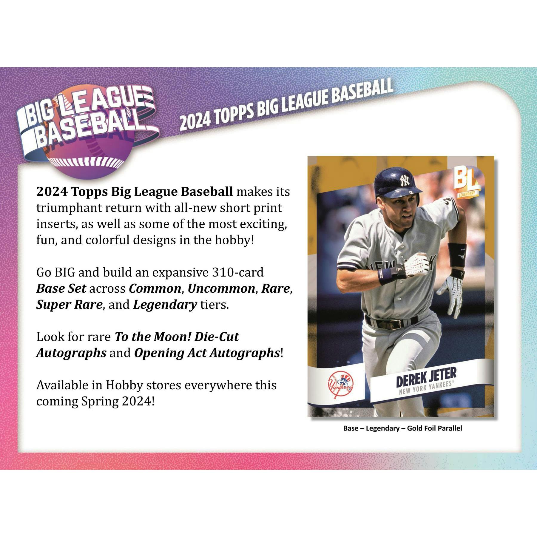 2024 Topps Big League Baseball Hobby Box