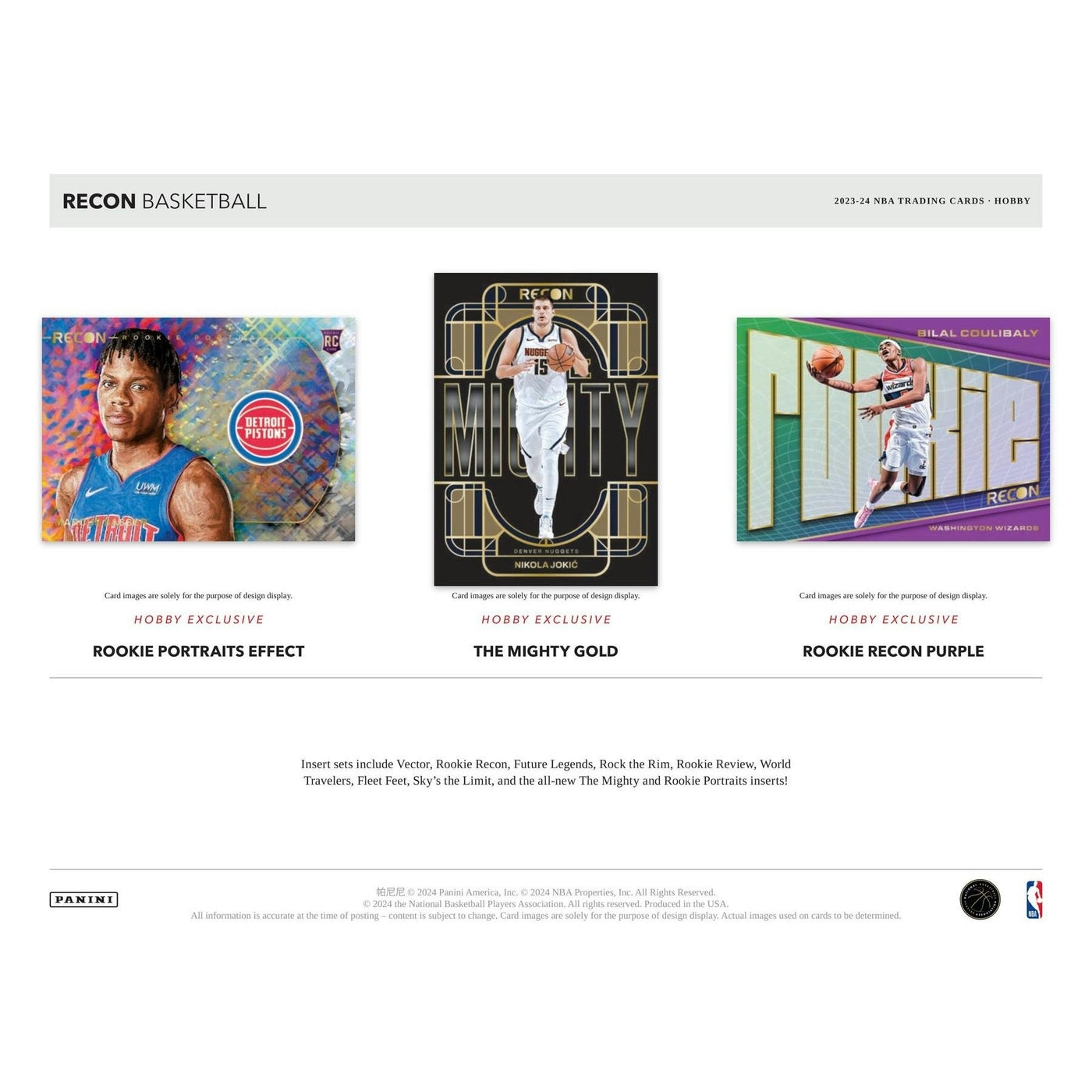 2023/24 Panini Recon Basketball Hobby Pack