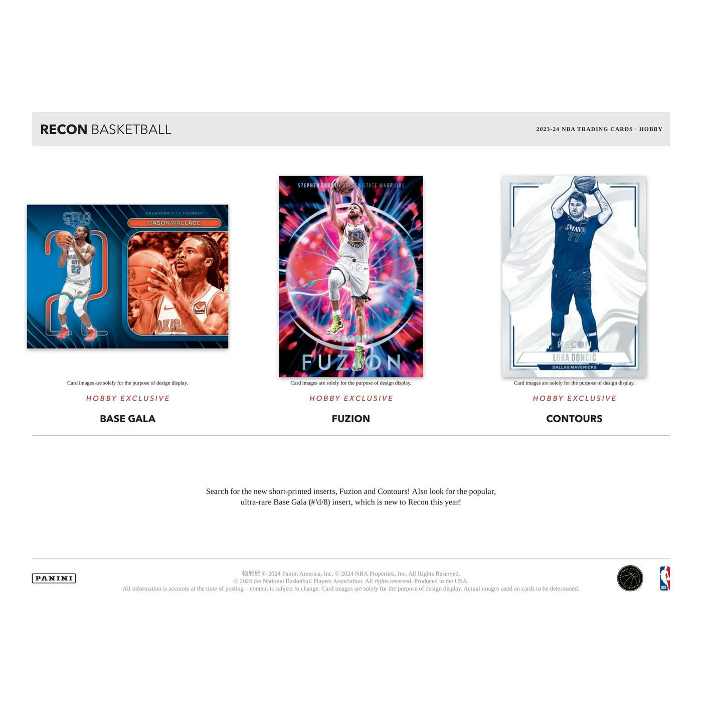 2023/24 Panini Recon Basketball Hobby Pack