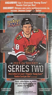 2023/24 Upper Deck Series 2 Hockey Blaster Box (Oversized Young Guns!)